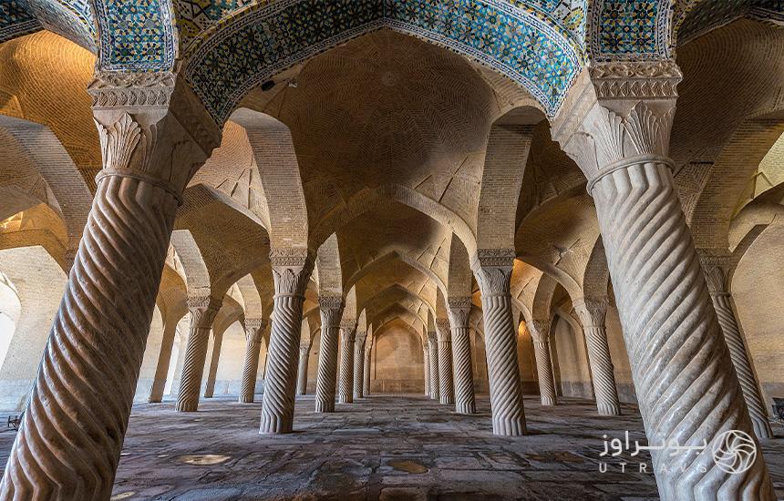 عکس شبستان جنوبی مسجد وکیل شیراز